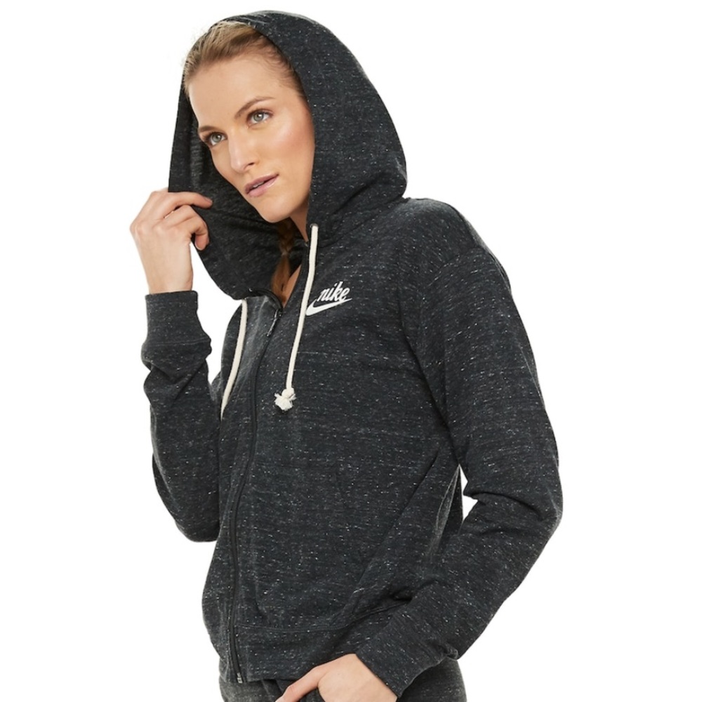 Nike vintage gym lightweight zip up hoodie